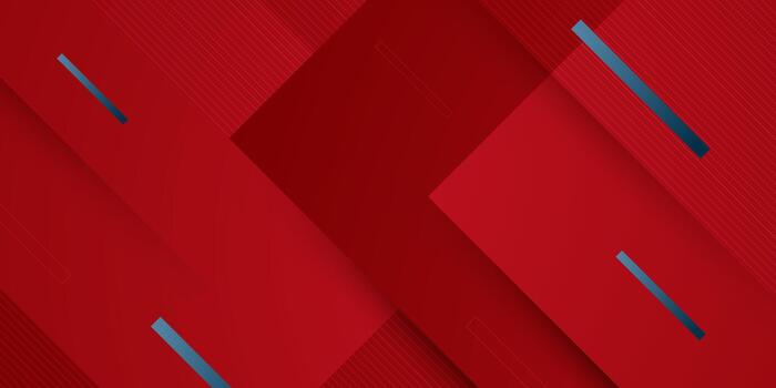 Abstract red background with overlap square shapes pattern element concept design. Blue lines pattern element background. vector