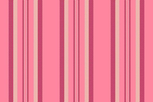 Vertical stripes with a pixelated texture in shades of pink. Playful backdrop for graphic design, textiles, or web projects requiring a vibrant, retro touch. vector