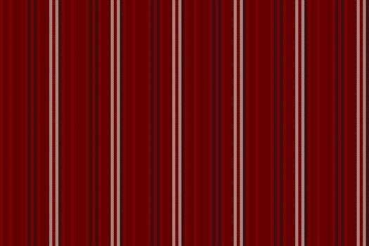 Bold lines vertical pattern, mid texture seamless background. No people fabric stripe textile in red and maroon colors. vector