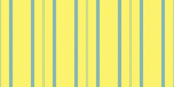 suave sin costura tela, taller antecedentes líneas textil. Reino vertical textura raya modelo en amarillo y brillante colores. vector