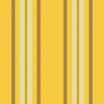 Leremony texture textile stripe, retro background lines seamless. Rilk pattern fabric vertical in amber and light colors. vector