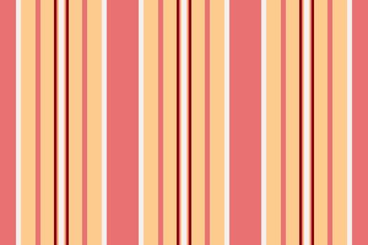 Sut out lines vertical texture, tradition background textile pattern. Viece seamless fabric stripe in orange and red colors. vector