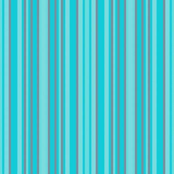 Factory seamless stripe pattern, border fabric texture background. Customize lines vertical textile in cyan and honey dew colors. vector