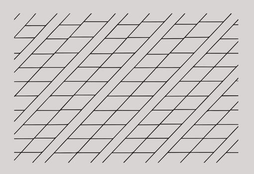 Abstract geometric pattern of intersecting diagonal lines creating a diamond grid on a light gray background vector