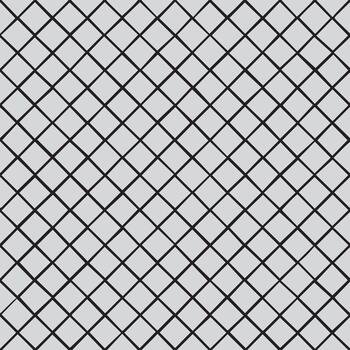 mano dibujado negro diamante cuadrícula modelo en un ligero gris texturizado antecedentes vector