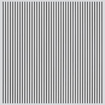 Abstract optical illusion of parallel black lines on a light gray background creating a visual rhythm and depth vector