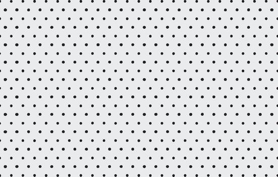 Abstract geometric pattern of evenly spaced black dots on a white background creating a subtle visual texture vector