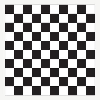 Abstract black and white checkerboard pattern with subtle x marks on central squares vector
