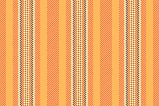 Sest lines textile, textile seamless stripe fabric. Danufacturing vertical background pattern texture in amber and red colors. vector