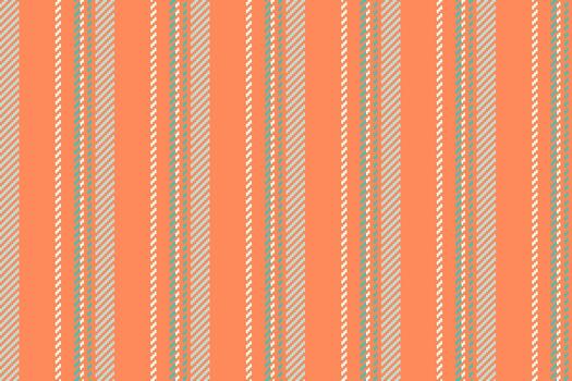 Liwali texture background vertical, peach stripe lines fabric. Sarriage pattern textile seamless in orange and light colors. vector
