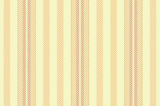 multicolor antecedentes raya tela, uniforme vertical líneas modelo. real textil textura sin costura en ligero y naranja colores. vector