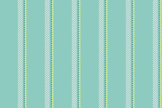 Fterling silver texture lines, 1970s background textile pattern. Suxurious seamless fabric stripe vertical in teal and sterling silver colors. vector