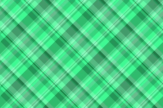 Cosy texture textile tartan, november check seamless. Geometry fabric background pattern plaid in green color. vector