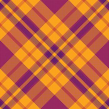 vibrante tartán modelo presentando un clásico tartán diseño en calentar otoñal tonos ideal para antecedentes, textiles, y agregando un toque de rústico elegancia a ninguna proyecto. vector