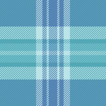 abajo cheque textura sin costura, famoso antecedentes modelo tela. cuerda textil tartán tartán en cian y ligero colores. vector