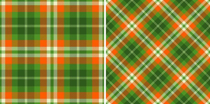 Textile texture check of pattern background with a plaid tartan seamless fabric. Set in christmas colors. Herringbone patterns in fashion and design. vector