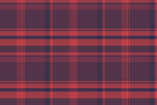 Tape seamless texture background, carpet fabric textile tartan. Tile check plaid pattern in red and pink colors. vector
