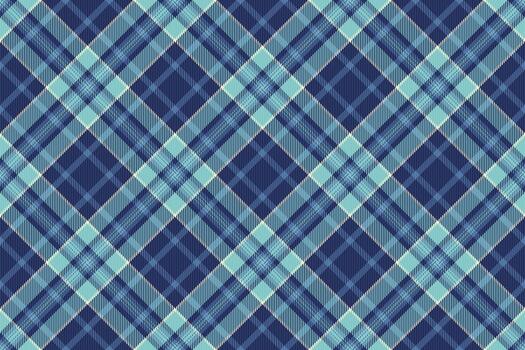 Conceptual background tartan fabric, factory pattern seamless textile. Ireland texture check plaid in blue and dark colors. vector