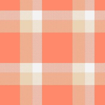 Woven texture background fabric, swatch plaid pattern seamless. Faded check textile tartan in red and light colors. vector