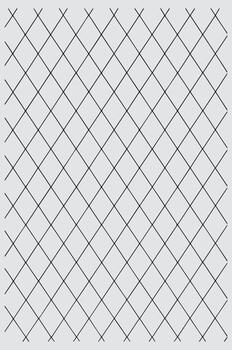 Close up view of a wire mesh fence creating a diamond pattern against a light background vector