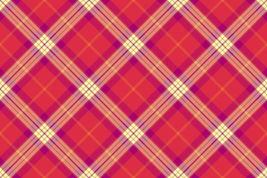 impresión sin costura tartán, raya textil tela antecedentes. escocés tartán cheque textura modelo en rojo y rosado colores. vector