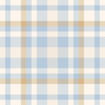 Tablecloth tartan plaid check, manufacturing pattern texture fabric. Famous background textile seamless in light and sea shell colors. vector