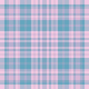 Factory seamless background pattern, styling textile plaid tartan. Uk fabric check texture in light and pastel colors. vector