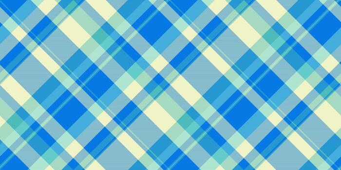 Hispanic texture textile seamless, easter check plaid background. Hipster tartan pattern fabric in cyan and light colors. vector