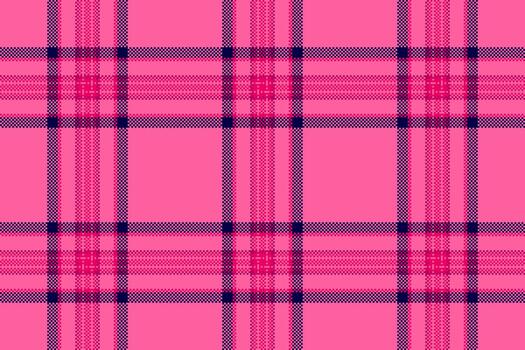 pixelado rosado tartán sin costura modelo. de moda textil diseño con cheques y rayas. ideal para antecedentes, artesanía, vestir, y digital obra de arte, agregando un juguetón tocar. vector
