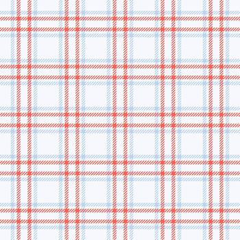 November plaid pattern seamless, mixed textile fabric . Geometry check background texture tartan in white and red colors. vector