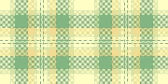 Elegant plaid pattern in soft, muted shades of green and yellow. Creates a warm, inviting vibe. Ideal for backgrounds, textiles, or adding a touch of cozy charm. vector