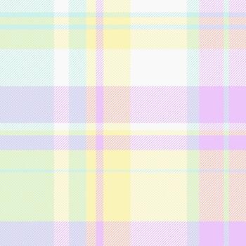 Pastel plaid pattern. Soft versatile, ideal for backgrounds, textiles, design elements. Calming modern aesthetic. Use for spring, summer, or baby themes. vector
