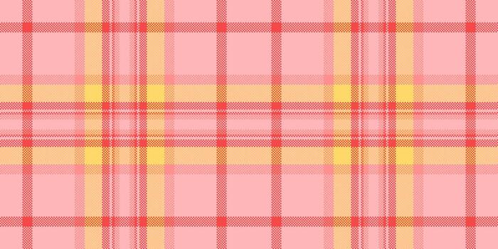 Site pattern tartan fabric, shape texture check plaid. Gift background seamless textile in light and pretty red colors. vector