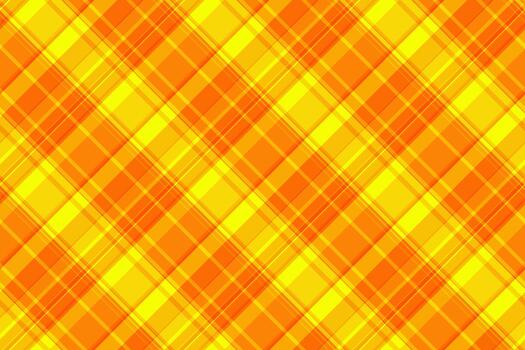 Bright and cheerful tartan pattern in yellow and orange. Ideal as background, texture, or graphic element for designs needing a vibrant, warm, and classic touch. vector