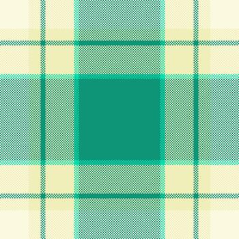 Screen seamless textile fabric, native plaid tartan. Upscale background pattern texture check in teal and light colors. vector