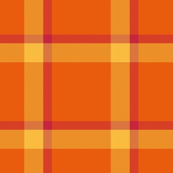 Mix fabric tartan seamless, symmetry texture check background. Refresh plaid textile pattern in bright and amber colors. vector