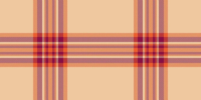 Warm plaid seamless pattern in pixel art style. Perfect for textile, backgrounds, or autumnal designs. Versatile timeless, adding a touch of cozy texture. vector