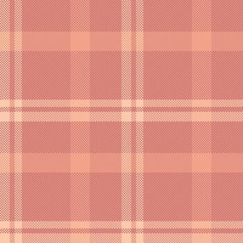 Stylish fabric background plaid, tweed tartan textile seamless. Geometrical texture pattern check in red and light colors. vector