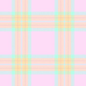 Delicate pastel tartan pattern with intersecting lines. A soft, cheerful design ideal for textiles, backgrounds, and creative projects. Versatile, adaptable. vector