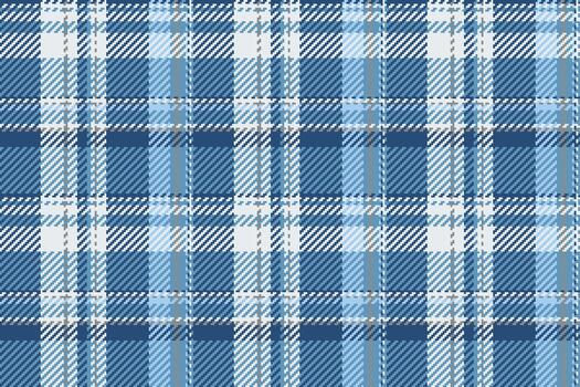 Dye tartan texture plaid, empty background pattern fabric. Style seamless textile check in cyan and blue colors. vector