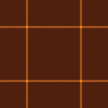 resumen tartán modelo en profundo marrón con naranja acentos clásico diseño para antecedentes, textiles, o digital obra de arte utilizar para acogedor retro vibras. vector