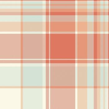 Man seamless tartan, delicate fabric plaid textile. Nostalgia check pattern texture background in red and white colors. vector