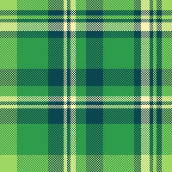 A vibrant green plaid pattern, digitally rendered for a modern yet timeless feel. Perfect for backgrounds, textiles, or design accents. Fresh and versatile. vector
