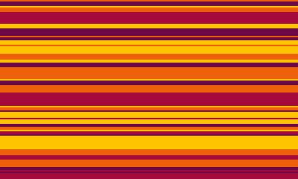 Vibrant horizontal stripes in warm autumnal hues. Perfect for backgrounds, website design, or textile patterns. Evokes feelings of warmth, energy, and fall. vector