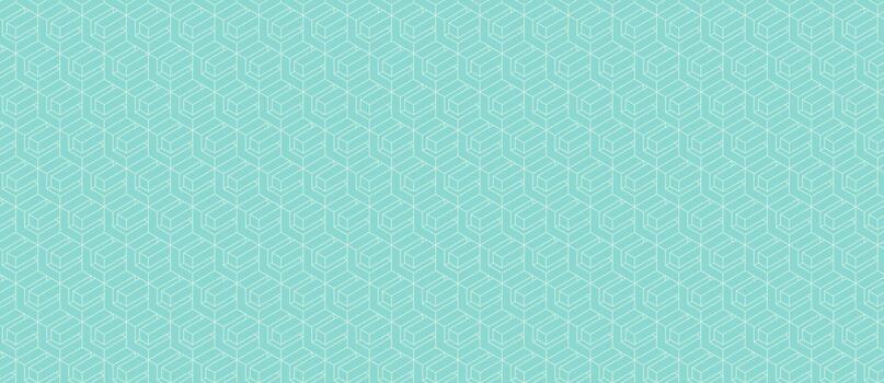 Seamless pastel teal geometric pattern. Subtle textured hexagonal design ideal for backgrounds, textiles, or website design. vector