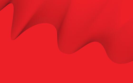 A red background with a wave of red vector