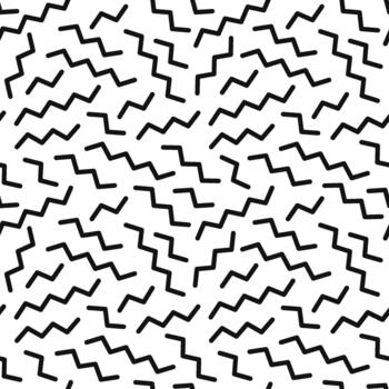 Seamless Memphis style 80s 90s abstract pattern repeating background vector