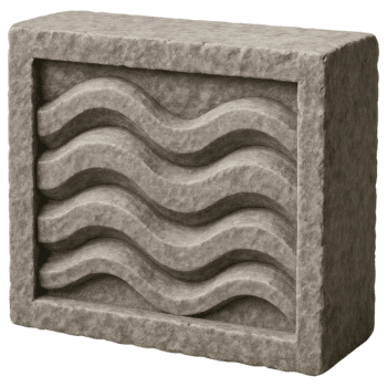 texturé vague modèle béton bloquer idéal pour architectural et décoratif utilisation png