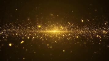 vibrerande gyllene partiklar exploderande i en strålnings brista av ljus skapande en dynamisk lyxig och fest atmosfär fylld med undra energi och spänning video