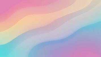 Soft pastel gradient flowing in smooth luminous transitions with gentle color blends creating a calming vibrant atmosphere filled with subtle dynamic movement video